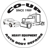 Co-Up Heavy Equipment & Auto Body Repairs, Logo